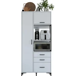 Aamiaiskaappi JE112 - 2958 valkoinen - Linento Furniture Discount