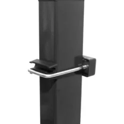 AB Polar nelikulmainen aitatolppa musta 40x60mm korkeus 200cm Clearance
