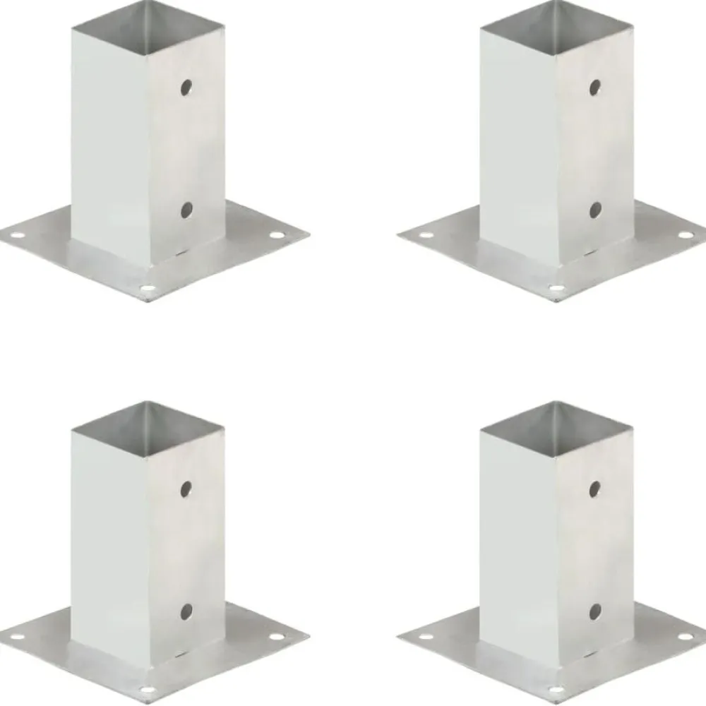Aitatolpan jalat 4kpl galvanoitu 71mm - FinePRICE