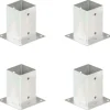 FinePRICE Aitatolpan jalat 4kpl galvanoitu 91mm Online