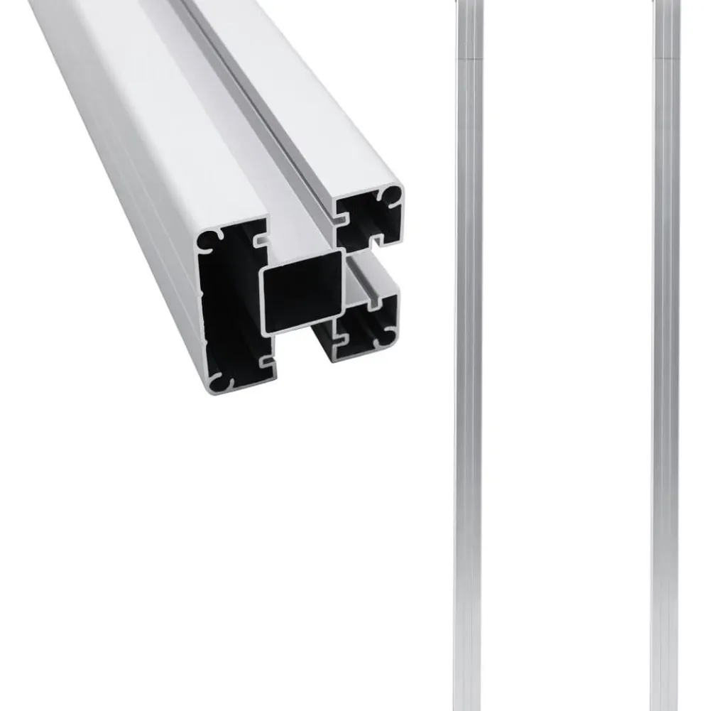 FinePRICE Aitatolpat 2kpl alumiini 185cm Clearance
