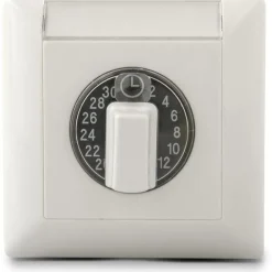 Ajastin Intro W11030-20AWW, vaihtokoskettimella, 30m/16A, IP44 - Ensto Discount