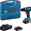 Akkuiskuporakone Bosch Professional GSB 18V-65 18V 2x2,0 Ah akuilla + L-Case - Bosch Power Tools Best