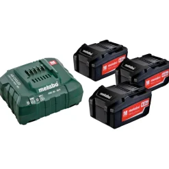 Akku ja laturi 18V 3x4,0 Ah ASC 30-36V - Metabo Clearance