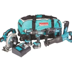 Akkukonesarja LXT DLX6038T Combokit 6 konetta 18V 3x5,0 Ah akuilla - Makita Outlet