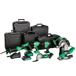 Akkukonesarja Plus 20V 9 osaa 4,0+2,0 Ah akuilla - Voltgear Online