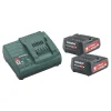 Akkupaketti 12V 2x2.0 Ah laturilla SC 30 - Metabo Clearance