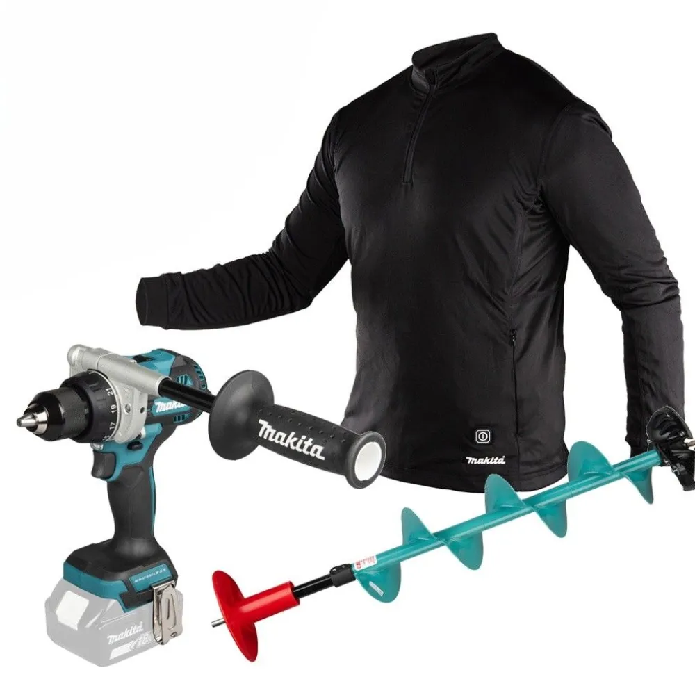 Makita Akkuporakone jääkairaa XT DDF492Z + Rapaa azer + äpöpaita DCX201A CXT-akua New