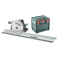 Metabo Akkupyörösahasetti KT 18 LTX 66 BL 18V sisältää FS 160 -ohjauskiskon ilman akkua ja laturia Outlet
