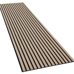 Akustiikkalevy Light acoustic, 9x605x2500mm, vaalea tammi, 5kpl/pkt - Fibrotech Online