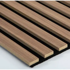 Ewona Akustiikkalevy/rimapaneeli RoughCut, 16x600x2700mm, vaalea pähkinä Best