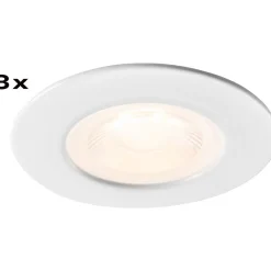 Airam Alasvalo Fio fix, IP44, 6W/930 540lm,  himmennettävä, 3kpl, eri vaihtoehtoja New