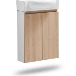 Allaskaappi altaalla Furniture Tacna 50cm valkoinen/puu - Bathco Sale