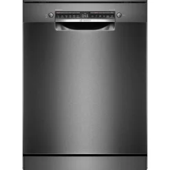 Astianpesukone Serie 4 SMS4EMC06E 60cm musta teräs - Bosch Online
