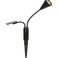 Aurinkokennovalaisin Powerspot, 60x60x340mm, musta - Star Trading Clearance