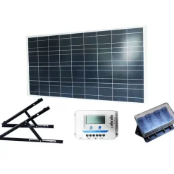 Bright Solar Aurinkopaneelisetti mökille 160 W 20A säätimellä