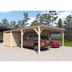 Autokatos Ralf 52m2 pienellä varastolla - Holzbrüder Best