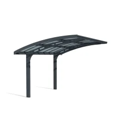 Autokatos Arizona Breeze, 13.8m², yhdelle autolle, tummanharmaa/harmaa - Palram-Canopia Online
