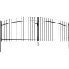 FinePRICE Autoportti keihäskärjillä 400x175cm Discount