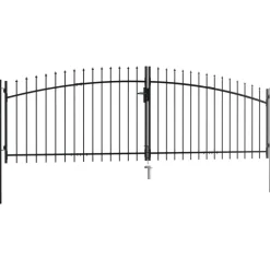 FinePRICE Autoportti keihäskärjillä 400x175cm Discount