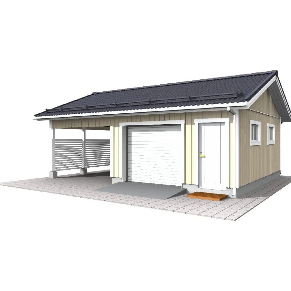 Piharati Autotalli ja -katos C1, 31m² Outlet