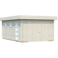 Autotalli Rasmus, puuovella, 19m² FR44-3857-6 - Palmako Hot
