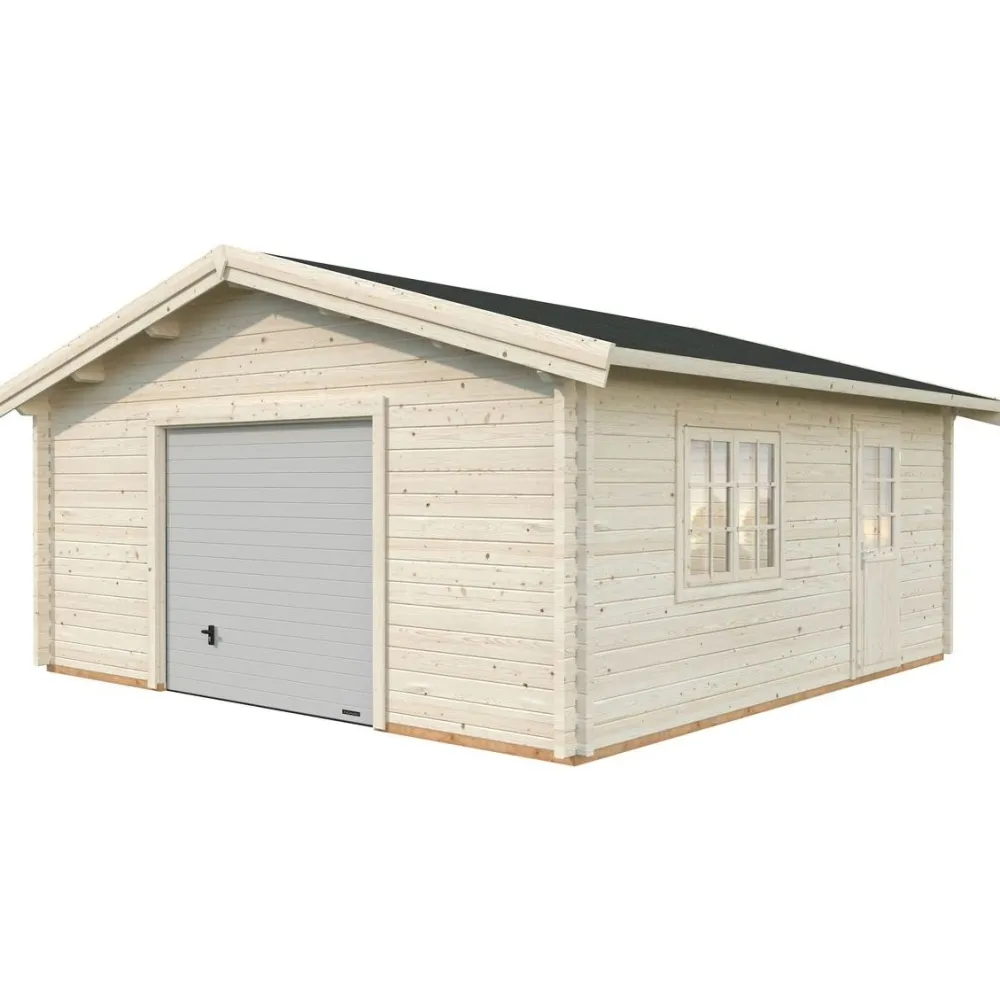 Autotalli Roger, nosto-ovella, 27,7m² FR70-5656-2 - Palmako Clearance