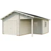 Autotalli Roger puuovella 21,9+5,2 m² - Palmako