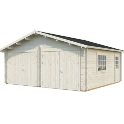 Autotalli Roger puuovella 28,4 m² - Palmako Outlet