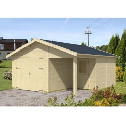 Autotalli Varberg 2 26,3m², puuvalmis - Skan Holz Best