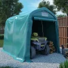 FinePRICE Autotalliteltta pvc 1,6x2,4 m vihreä