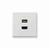 Ensto AV-rasia Intro - MALS1163 HDMI/USB valkoinen New