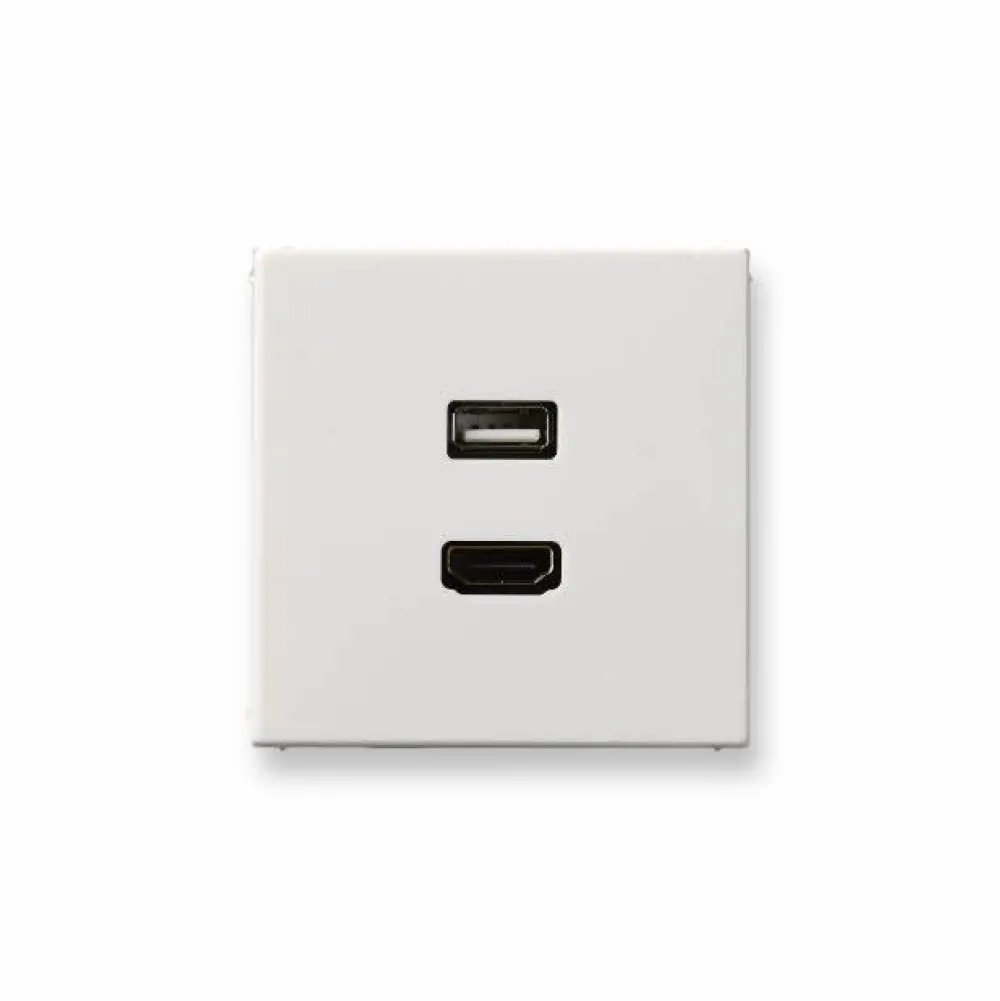Ensto AV-rasia Intro - MALS1163 HDMI/USB valkoinen New