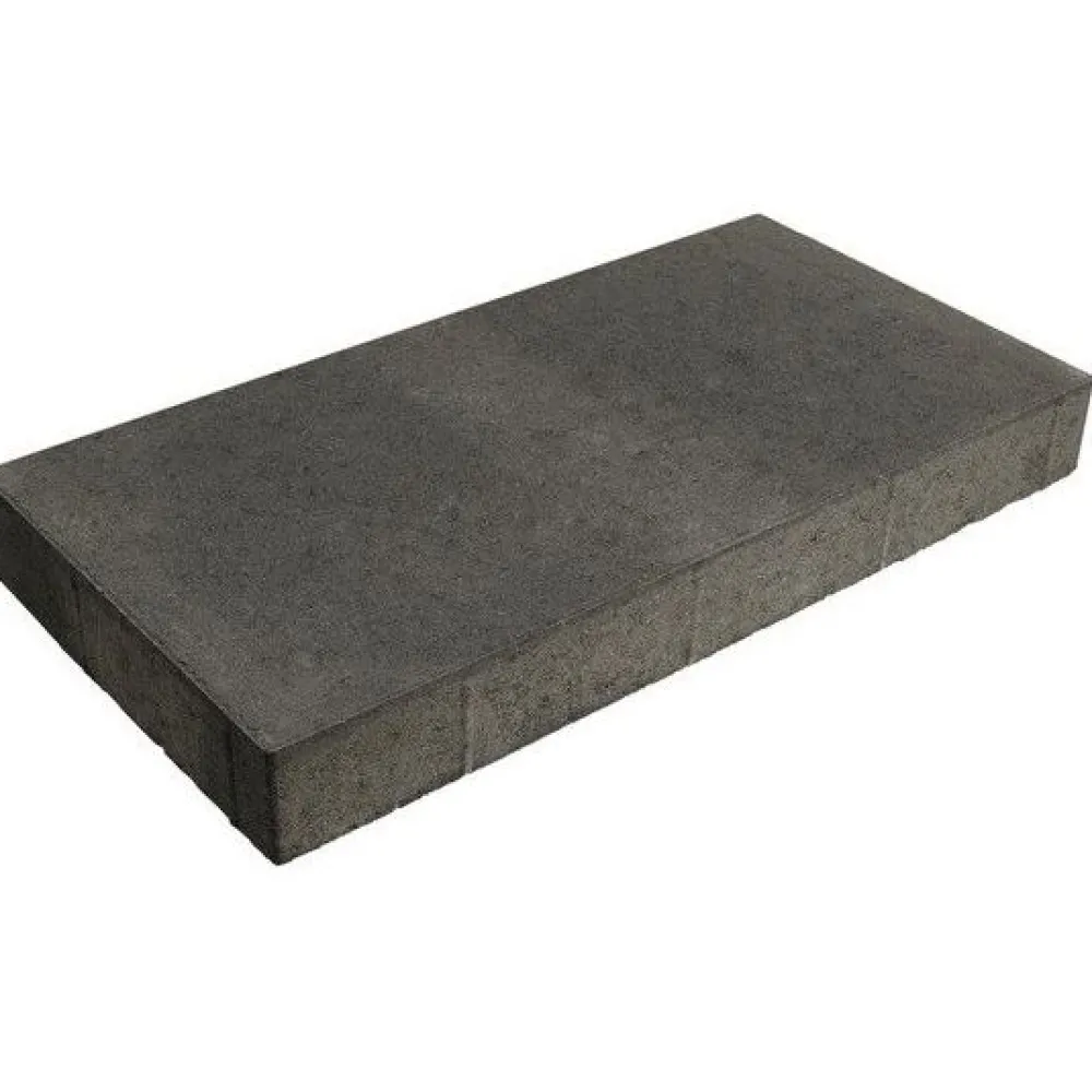 Betonilaatta 698x348x80 mm sileä musta - Rudus New