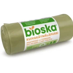 Biojätepussi Bioska-pussi Dry toilet , 15 kpl - Biolan Outlet