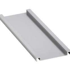 Boordilistan pohjaprofiili mosaiikille alumiini 286a, 87mm x 2.5m, kiiltävä hopea - Euroshrink New