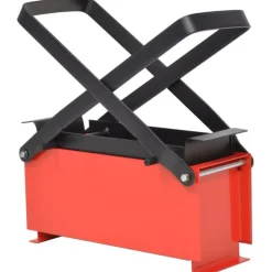 Brikettipuristin 34x14x14cm, teräs, musta/punainen - FinePRICE Online