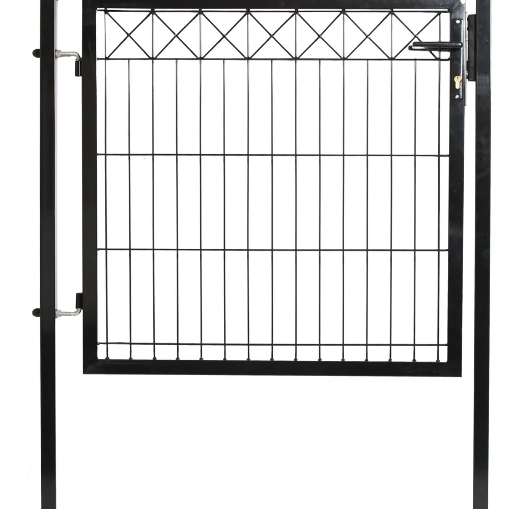 Elementtiaidan portti X 1000x1000mm musta - Hortus Hot