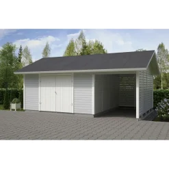 Timburg Elementtivarasto E17M 6040x4240 mm 25.59 m² puuvalmis New