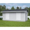 Elementtivarasto E12 6040x3180 mm 19.21 m² puuvalmis - Timburg Sale