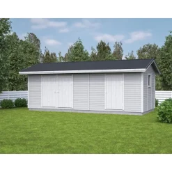Timburg Elementtivarasto E13 7040x3180 mm 22.39 m² puuvalmis Clearance
