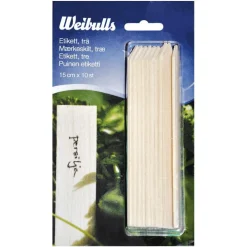 Weibulls Etiketti 15cm puu 10kpl Clearance