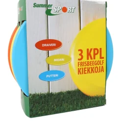 Summer Sport Frisbeegolf kiekkosetti 3 kiekkoa Hot