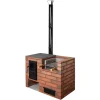 Tiileri Grilli-kesäkeittiö Matti 1035x580x780 mm tiili Discount