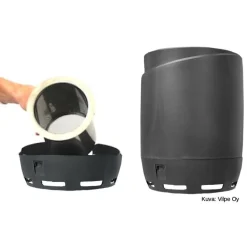 HajuveX Hajusuodatin 1335 Ø110 mm musta Online
