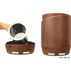 Hajusuodatin 1335 Ø110 mm tiilenpunainen - HajuveX Discount