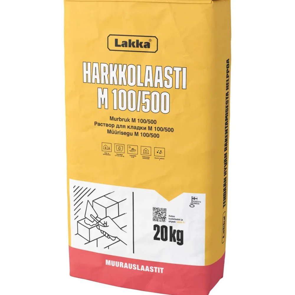 Harkkolaasti Lakka M100/500, 20kg - Lakka Rakennustuotteet Online