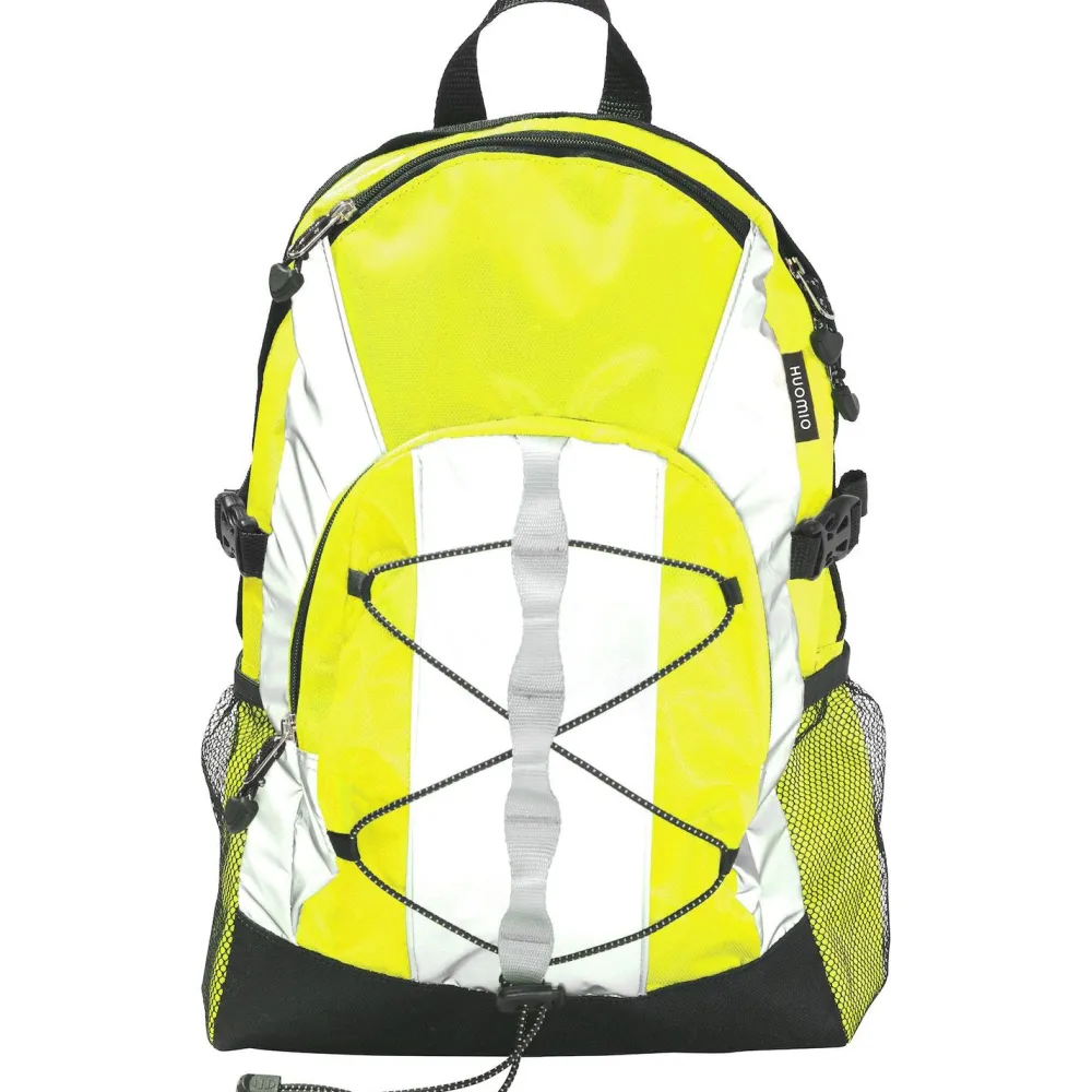 Huomio Heijastava reppu 15 l keltainen Discount