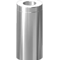 Hormijakso Ø 115 mm 500 mm kirkas ruostumaton teräs - Schiedel Discount