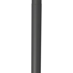 Hormin yhdysputki 1000 mm musta Ø115 - Jeremias Sale